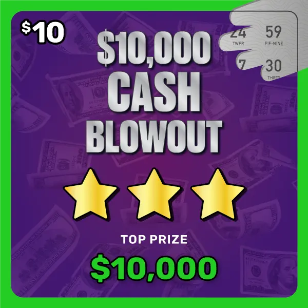 Imagen teaser de $10,000 Ca$h Blowout con precio $10
